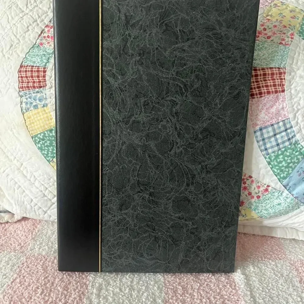 Vintage photo album cover with